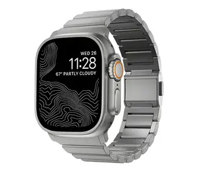 Nomad Titanium Band Natural Hardware / Řemínek pro Apple Watch / 44–49 mm