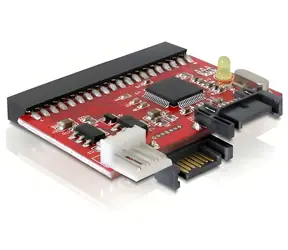 DeLock IDE 40pin <-> SATA / Konvertor / černá
