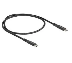 Delock / Kabel / USB-C (M) - USB-C (M) / 100 W PD 3.0 / 50 cm / E-marker