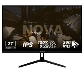 27" Arozzi Nova 27T2K260 černá / Monitor / IPS / QHD 2560x1440 / 260 Hz / 1ms / 2x HDMI + 2x DP