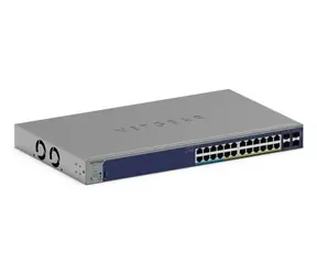 NETGEAR GS728TXUP / Switch / 24× GbE PoE+ / Smart L2+ / 1U