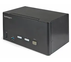 StarTech 2-port Triple Monitor / KVM přepínač / DisplayPort 1.2 / 4K 60Hz / USB 3.0 Hub 5Gbps