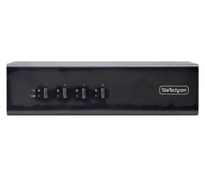 StarTech 4-Port Dual-Monitor KVM / KVM přepínač / DisplayPort 4K 60Hz / 2× USB 5Gbps / 2× USB 2.0 HID / Hotkey