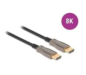 DeLock Aktivní optický kabel HDMI černá / 25 m / AOC