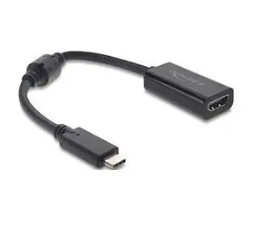 DeLock USB-C (M) - HDMI (M) 15cm černá / Kabel / DP Alt Mód / 8K / 60Hz