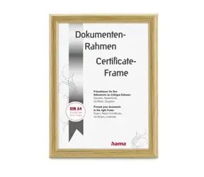 Hama Swing přírodní / Rámeček / A4 21×29,7 cm / plastový / antireflexní sklo