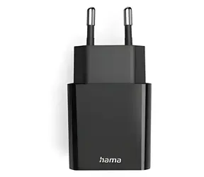Hama USB-C PD 20 W černá / Nabíječka / 1x USB-C / 20 W / 100–240 V