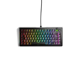 Glorious GMMK Pro bílá / herní klávesnice / mechanická / 75% / ISO UK Layout