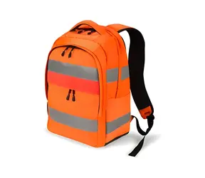 DICOTA HI-VIS V2 oranžová / Batoh na notebook / do 15,6"