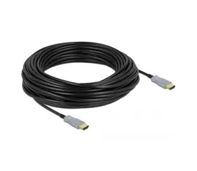 DeLock Aktivní optický kabel HDMI 25 m černá / Kabel HDMI / 4K