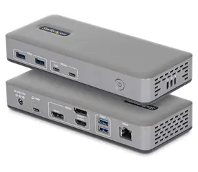 StarTech USB-C 3.2 Gen 2 / Dokovací stanice pro notebooky / HDMI / 2x DisplayPort / 1GbE