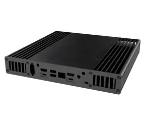 Akasa Plato RC UCFF černá / Mini ITX / hliník / VESA / OEM / bez ventilátoru