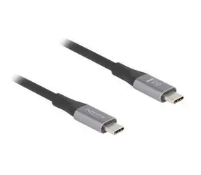 Delock USB-C (M) - USB-C (M) 2m / USB kabel / Thunderbolt 3 / USB 3.2 / 8K60Hz / napájení