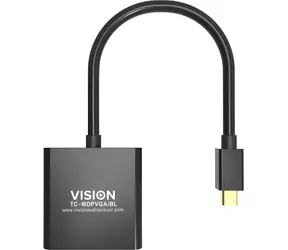 Vision Professional černá / Adaptér / Mini DisplayPort - VGA / M-M