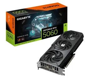 GIGABYTE GeForce RTX 5060 GAMING OC V2 / Grafická karta / 2602MHz / 8GB GDDR7 / 128-bit / 1x HDMI + 3x DP / 550W