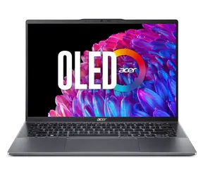 Acer Swift Go 14 (SFG14-63-R6E2) šedá / Notebook / 14" 2880x1800 OLED / AMD Ryzen 7 8845HS / 16GB / 512GB SSD / AMD