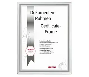 Hama Swing stříbrná / Rámeček / plastový / 21×29,7 cm / formát A4