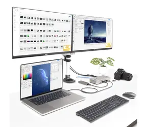 StarTech Thunderbolt 4 Multi-Display Dock / Dokovací stanice / 2× HDMI + 2× DisplayPort / 7× USB / 2.5G LAN