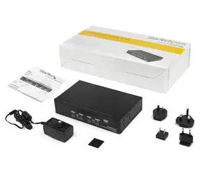 StarTech KVM Switch 4x DisplayPort / KVM přepínač / 4K 60Hz / USB 2.0 Hub