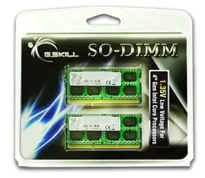 G.Skill Ripjaws 8 GB (2× 4 GB) / Operační paměť / DDR3L / SO-DIMM / 1600 MHz / CL11 / 1,35 V