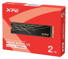 ADATA MARS 970 PLUS 2 TB / SSD / M.2 2280 / PCIe Gen5 / čtení: 11 000 MB/s / zápis: 10 000 MB/s / MTBF: 2 mh