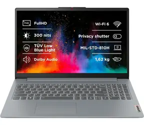 Lenovo IdeaPad Slim 3 15AMN8 šedá / Notebook / 15.6" FHD / AMD Ryzen 5 / 8GB / 512GB SSD / Radeon 610M / W11H