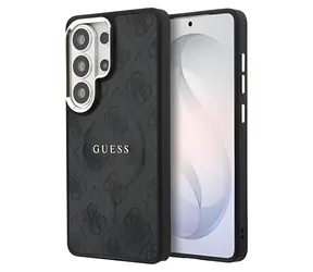 Guess PU Leather 4G Gold Frame černá / Zadní kryt / Samsung Galaxy S26 Ultra / Magnetický / PU kůže