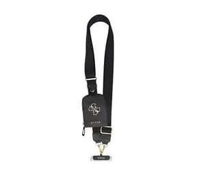 Guess Crossbody PU 4G Metal Logo černá / Crossbody popruh s peněženkou / PU kůže / univerzální