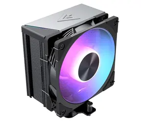 MODECOM Volcano 0C T701 ARGB černá / Chladič CPU / 4x heatpipe / 120 mm ARGB / AM4 + AM5 + Intel