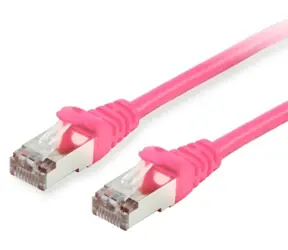 Equip Cat6 S/FTP růžová / Patch kabel / RJ-45 / 0,15 m / LSZH