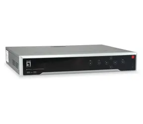 LevelOne NVR-1316 / NVR rekordér / pro 16 kamer / až 12 MPx / 4x HDD / HDMI / VGA