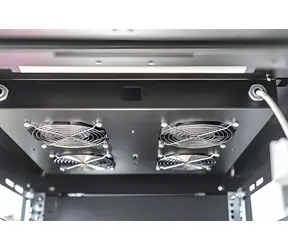 DIGITUS 19" černá / Větrací jednotka / 4 ventilátory / termostat / pro Unique, Dynamic