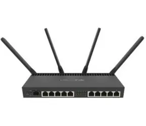 MikroTik RB4011iGS+5HacQ2HnD-IN / RouterBOARD / 4x 1,4GHz / 10x Gigabit LAN / 1x SFP+ / Wi-Fi 802.11ac / L5