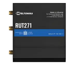 Teltonika RUT271 Global / Router industriální / 5G / 4G (LTE) / Wi-Fi / 2x LAN / RutOS