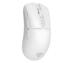 Genesis Zircon 880 bílá / Herní bezdrátová myš / Optická / 12000 DPI / 6 tlačítek / USB + Bluetooth