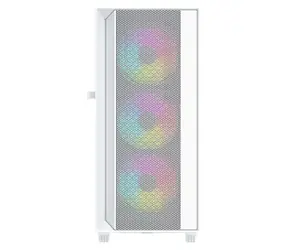 Gembird Fornax 4000 ARGB bílá / Skříň / ATX / 2x USB3.0 / 1x USB2.0 / bez zdroje / průhledná bočnice