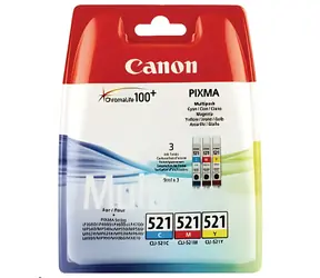 Canon CLI-521 C/M/Y SEC / Cartridge / Multipack 3 ks / Originální