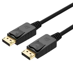 Unitek Y-C609BK černá / Kabel DisplayPort / DisplayPort (M) - DisplayPort (M) / 3 m / pozlacené konektory