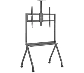 Arr STO S-14 / Mobilní stojan pro TV / 55-100" / VESA 900x600 mm / nosnost 120 kg / kolečka