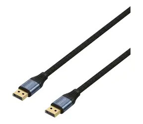 Savio CL-209 černá / DisplayPort kabel / samice - samice / 1 m / DisplayPort 2.1