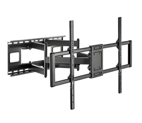 Gembird WM-120ST-01 černá / Držák na zeď pro TV / do 120” / VESA 900x600 / nosnost 120 kg / nastavitelný