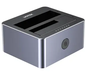 Unitek Cloning Station / Dokovací stanice / 2x 2,5"–3,5" SATA / USB-C 10 Gbps / Offline klonování
