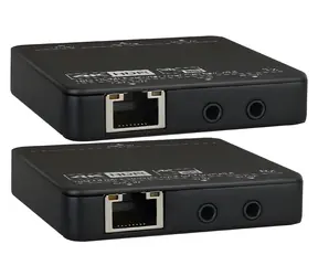 LevelOne HVE-9006 černá / HDMI extender / Cat5/6 / 1080p 60Hz / 50 m / IR passthrough