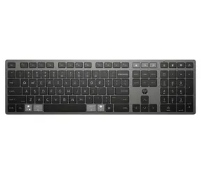 HP 725 černá / Bezdrátová klávesnice / nabíjecí / multidevice / USB+BT / CZ