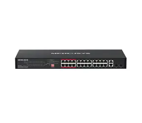 Mercusys MS126CP / Switch / 24x PoE+ 10/100 / 2x Gigabit Uplink / do racku