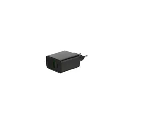 Gembird PD nabíječka 20W černá / Síťová nabíječka / USB-C + USB-A / PD 3.0 & QC 3.0