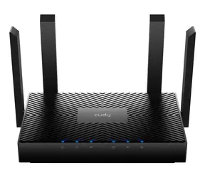 Cudy WR3000 černá / Router / Wi-Fi 6 AX3000 / 1x WAN + 2x LAN Gigabit / 2.4 GHz 574Mbps / 5 GHz 2402Mbps