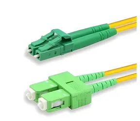 OEM Patchcord FO duplex LC/APC-SC/APC 9/125um SM / 3m / OS2 / žlutá / 1,8mm