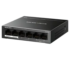 Mercusys MS106GP / Switch / 6x Gigabit / 4x PoE+ / desktop