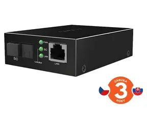 Tenda TFC300B / Media konvertor / Optický WDM / SC UPC / 1x GLAN / 3 km